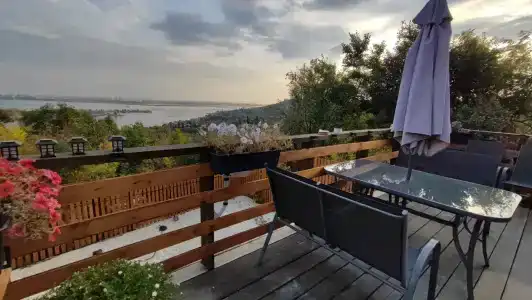 Шале A-Frame с Панорамным Видом на Волгу - 10