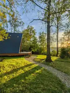 Глэмпинг A-frame на холме - 20