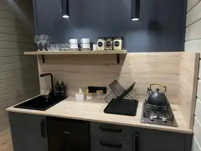 Дом с баней на берегу озера - 28