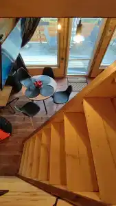 Шале A-Frame с Панорамным Видом на Волгу - 13