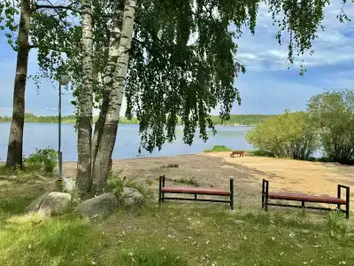 Шикарный новый дом с бильярдной и озером с пляжем! - 31