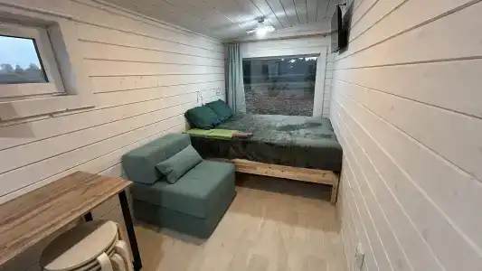 Домик на двоих с панорамным окном - 69
