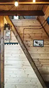 Шале A-Frame с Панорамным Видом на Волгу - 23