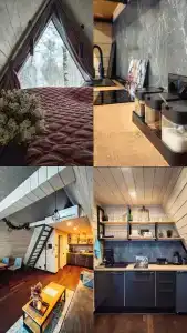 Глэмпинг A-frame на холме - 11