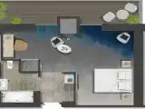 Двухместный номер Deluxe с балконом и с видом на город