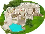 Вилла Pool с 3 комнатами
