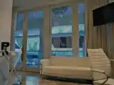Студия Deluxe с красивым видом из окна