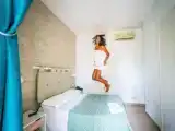 Четырёхместный номер Эконом с видом на сад