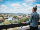 Двухместный люкс с балконом и с видом на реку