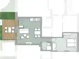 Апартаменты c 1 комнатой
