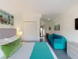 Студия с красивым видом из окна
