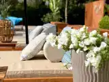 Трёхместный номер Стандарт с балконом и с видом на сад