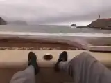 Студия с балконом и с частичным видом на море