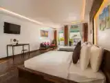 Семейный номер Deluxe с видом на бассейн