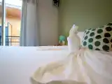 Четырёхместный номер Стандарт с видом на бассейн