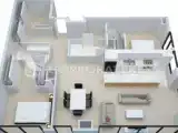 Апартаменты Luxury с 2 комнатами с балконом