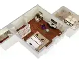 Полулюкс c 1 комнатой