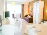 Двухместный люкс Стандарт Цокольный этаж c 1 комнатой с видом на сад
