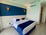 Двухместный номер Deluxe с балконом и с видом на город