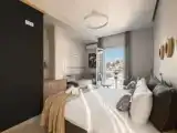 Трёхместный номер Стандарт с частичным видом на море