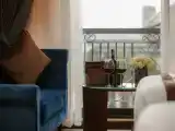 Трёхместный номер Deluxe с балконом и с видом на город