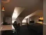 Студия с видом на город