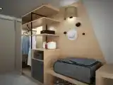 Семейный номер Стандарт с балконом и с видом на сад