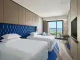 Двухместный номер на высоком этаже с видом на город
