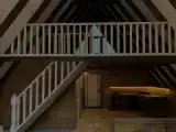 Коттедж с балконом и с красивым видом из окна