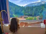 Шале Luxury с красивым видом из окна