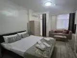 Семейная студия с балконом и с видом на город
