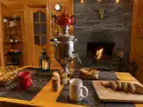Шестиместные апартаменты с 5 комнатами с балконом и с видом на сад