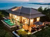 Двухместная вилла с бассейном Horizon Hillcrest с балконом и с видом на море