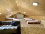 Шестиместные апартаменты с 2 комнатами с видом на сад