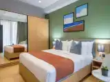 Двухместный люкс с кухней c 1 комнатой с балконом