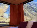 Шале с 2 комнатами с балконом и с красивым видом из окна