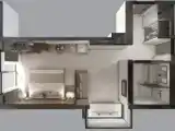 Полулюкс с балконом