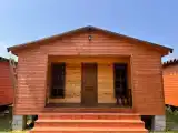 Четырёхместный коттедж с красивым видом из окна