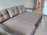 Студия с балконом и с красивым видом из окна