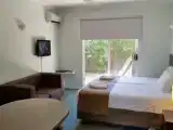 Студия с красивым видом из окна