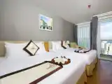 Номер Family с балконом и с видом на море