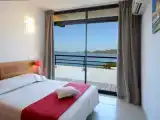 Апартаменты с 2 комнатами с балконом и с видом на море