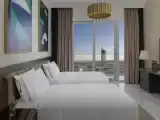 Двухместная студия с балконом и с видом на город