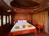 Двухместное Bungalow Wooden Cottage с видом на сад
