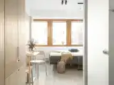 Двухместная студия Compact с красивым видом из окна