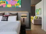 Двухместный люкс Moxyfied Presidential c 1 комнатой с видом на город
