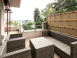 Open-Air Bath номер Japanese-Style with Earthen Floor Living Room