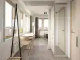Двухместная студия fully furnished Стандарт с панорамным видом
