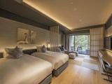Двухместная номер Japanese Style Upper Floor Deluxe with Open-air Bath West Wing