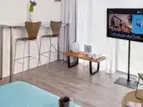Двухместная Пентхаус Corner студия с балконом